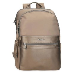 раница,раници,pepe,jeans,ruby,taupe,16l,backpack,beige