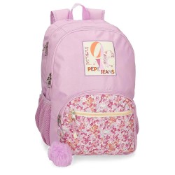 юношеска,раница,раници,pepe,jeans,sandra,44,cm,22l,junior,backpack,pink
