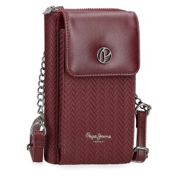 чанти,за,през,рамо,pepe,jeans,sprig,burgundy,crossbody,red