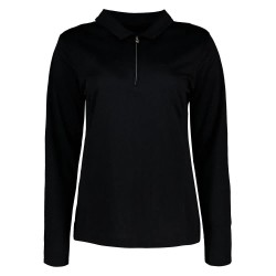 дамски,блузи,с,яка,daily,sports,peoria,woman,long,sleeve,polo,black,(navy)