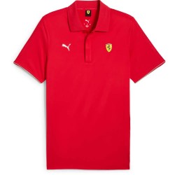 мъжки,блузи,с,яка,puma,ferrari,race,short,sleeve,polo,rosso,corsa,(red)