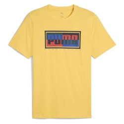 тениска,мъжки,тениски,puma,graphics,box,short,sleeve,t,shirt,sunny,yellow,(yellow)