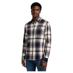 Риза с дълъг ръкав Lee Leesure long sleeve shirt - Blue (Blue) риза,с,дълъг,ръкав,дамски,ризи,мъжки,ризи,lee,leesure,long,sleeve,shirt,blue,(blue)