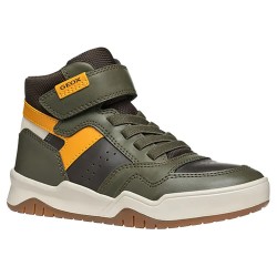 маратонки,детски,маратонки,geox,perth,trainers,dark,green,ochreyellow,(green)