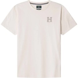 тениска,мъжки,тениски,hackett,heritage,short,sleeve,t,shirt,off,white,(beige)