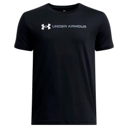 тениска,детски,тениски,under,armour,logo,wordmark,short,sleeve,t,shirt,black,white,titan,gray,(black)