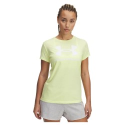 тениска,дамски,тениски,under,armour,rival,logo,short,sleeve,t,shirt,yellow,(sonic,yellow,white)