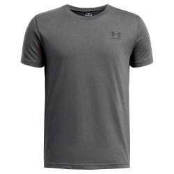 тениска,детски,тениски,under,armour,sportstyle,left,chest,short,sleeve,t,shirt,pitch,gray,black,(grey)