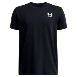 тениска,детски,тениски,under,armour,sportstyle,taped,short,sleeve,t,shirt,black,white,(black)
