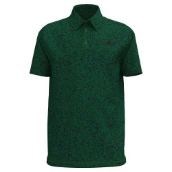Under armour golf Playoff Printed junior short sleeve polo - Green (Team Kelly Green / Midnight Navy / Midnight Navy) детски,блузи,с,яка,under,armour,golf,playoff,printed,junior,short,sleeve,polo,green,(team,kelly,green,midnight,navy,midnight,nav