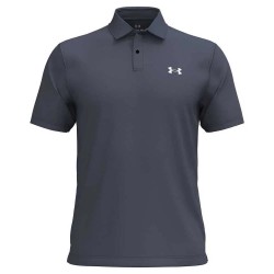 Блуза с яка Under armour golf Tee To Green Pique short sleeve polo - Blue / Grey (Downpour Gray / White) блуза,с,яка,мъжки,блузи,с,яка,under,armour,golf,tee,to,green,pique,short,sleeve,polo,blue,grey,(downpour,gray,white)