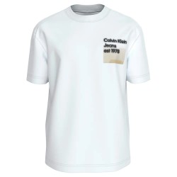 тениска,мъжки,тениски,calvin,klein,logo,fade,box,short,sleeve,t,shirt,white