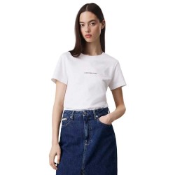 тениска,дамски,тениски,calvin,klein,monologo,short,sleeve,t,shirt,white
