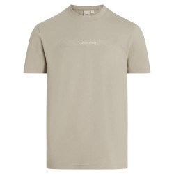 тениска,мъжки,тениски,calvin,klein,structured,embroidery,short,sleeve,t,shirt,beige