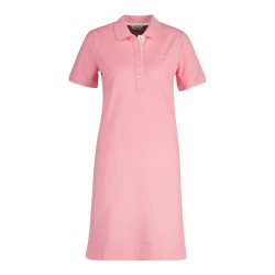 рокля,дамски,поли,и,рокли,gant,contrast,collar,short,sleeve,long,dress,pink