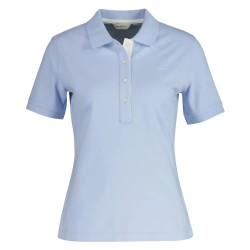 дамски,блузи,с,яка,gant,contrast,collar,short,sleeve,polo,fresh,blue,(blue)