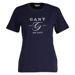 тениска,дамски,тениски,gant,graphic,short,sleeve,t,shirt,evening,blue,(blue)