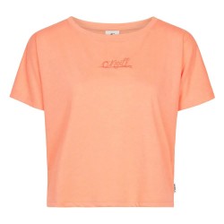 тениска,дамски,тениски,o´neill,essentials,script,drape,short,sleeve,t,shirt,orange,(coral,pink)