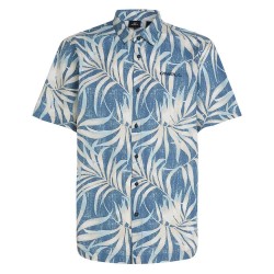 риза,с,къс,ръкав,мъжки,ризи,o´neill,print,short,sleeve,shirt,blue,dipped,leaves,(blue)