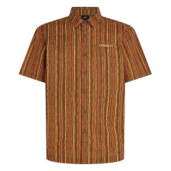 риза,с,къс,ръкав,мъжки,ризи,o´neill,print,short,sleeve,shirt,orange,pressed,lines,(brown,orange)