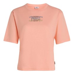 тениска,дамски,тениски,o´neill,summer,musthaves,back,print,short,sleeve,t,shirt,orange,(coral,pop)