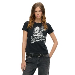 тениска,дамски,тениски,superdry,embellished,poster,fitted,short,sleeve,t,shirt,black,(jet,black)