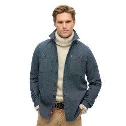 мъжки,якета,superdry,merchant,denim,overshirt,blue