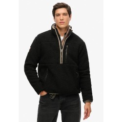блуза,мъжки,пуловери,superdry,outdoor,half,zip,sweatshirt,black