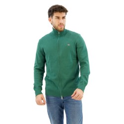 блуза,мъжки,пуловери,gant,casual,half,zip,sweater,green
