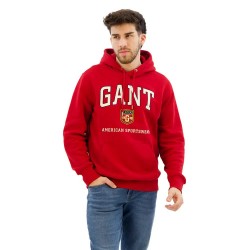 суичър,мъжки,пуловери,gant,graphic,hoodie,red