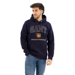 суичър,мъжки,пуловери,gant,graphic,hoodie,evening,blue,(blue)