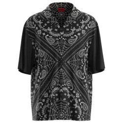риза,с,къс,ръкав,мъжки,ризи,hugo,50534252,short,sleeve,shirt,black