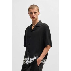 риза,с,къс,ръкав,мъжки,ризи,hugo,50534254,short,sleeve,shirt,black