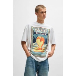 тениска,мъжки,тениски,hugo,dicobri,short,sleeve,t,shirt,white
