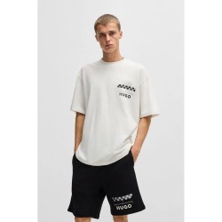 тениска,мъжки,тениски,hugo,drallie,short,sleeve,t,shirt,white