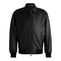 яке,мъжки,якета,boss,joloco,leather,jacket,black