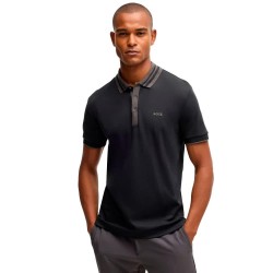 мъжки,блузи,с,яка,boss,paule,tape,short,sleeve,polo,black