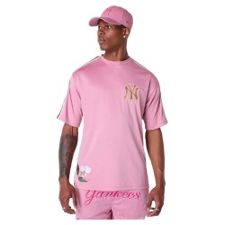 тениска,мъжки,тениски,new,era,mlb,floral,new,york,yankees,short,sleeve,t,shirt,dark,pink,(pink)