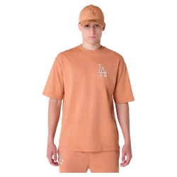 тениска,мъжки,тениски,new,era,mlb,la,dodgers,short,sleeve,t,shirt,orange,(dark,beige)