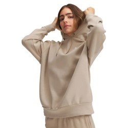 суичър,дамски,блузи,under,armour,icon,fleece,oversized,hoodie,city,khaki,white,(beige)