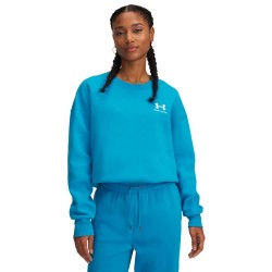 поларена,блуза,дамски,блузи,under,armour,icon,fleece,oversized,sweatshirt,ether,blue,white,(blue)