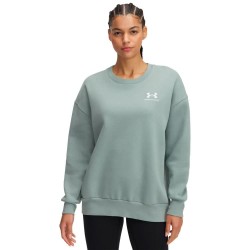 поларена,блуза,дамски,блузи,under,armour,icon,fleece,oversized,sweatshirt,silica,green,white,(green)