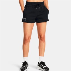 поларени,къси,панталони,дамски,панталони,under,armour,icon,fleece,shorts,black,white,(black)