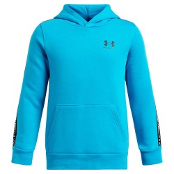 суичър,детски,блузи,under,armour,icon,fleece,taping,hoodie,ether,blue,black,(blue)