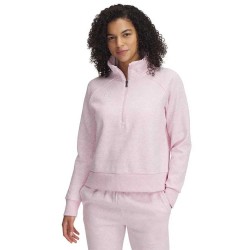 поларена,блуза,дамски,блузи,under,armour,rival,fleece,half,zip,sweatshirt,pink,(prime,pink,white)