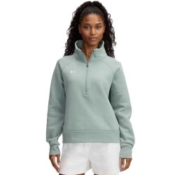 поларена,блуза,дамски,блузи,under,armour,rival,fleece,half,zip,sweatshirt,green,(silica,green,white)
