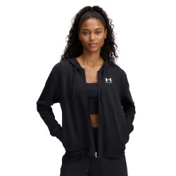блуза,дамски,блузи,under,armour,rival,terry,full,zip,sweatshirt,black,(black,white)