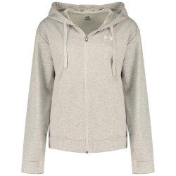 блуза,дамски,блузи,under,armour,rival,terry,full,zip,sweatshirt,beige,(mod,gray,white)