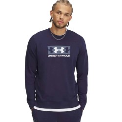 блуза,мъжки,пуловери,under,armour,rival,terry,logo,sweatshirt,midnight,navy,downpour,gray,white,(blue)