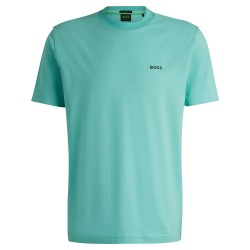 тениска,мъжки,тениски,boss,10256064,short,sleeve,t,shirt,dark,beige,(green,blue)